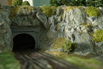 Der fertige Tunnel.